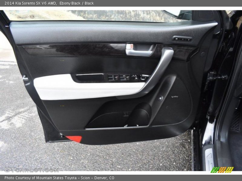 Ebony Black / Black 2014 Kia Sorento SX V6 AWD