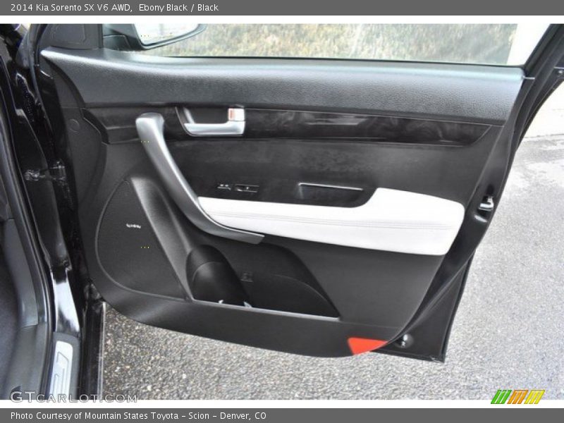 Ebony Black / Black 2014 Kia Sorento SX V6 AWD