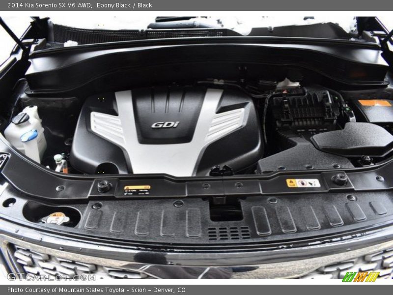 Ebony Black / Black 2014 Kia Sorento SX V6 AWD
