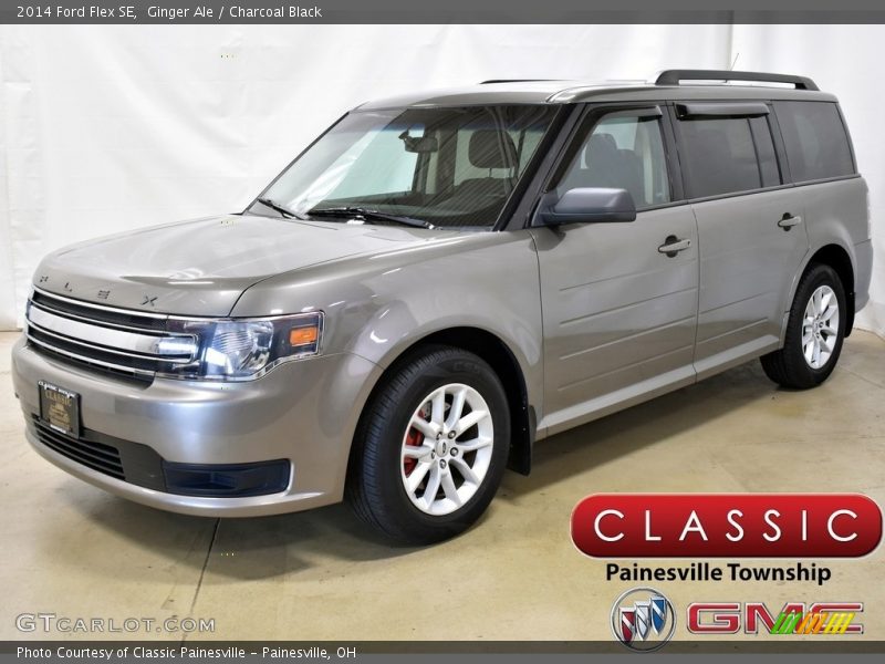 Ginger Ale / Charcoal Black 2014 Ford Flex SE