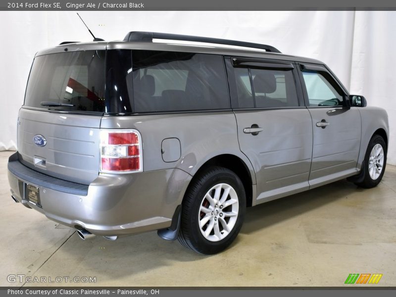 Ginger Ale / Charcoal Black 2014 Ford Flex SE