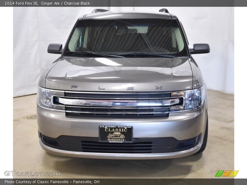 Ginger Ale / Charcoal Black 2014 Ford Flex SE