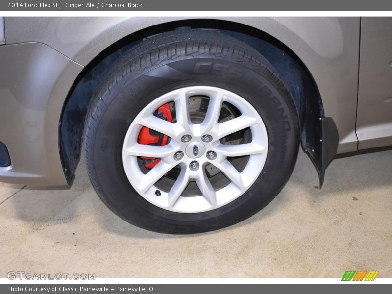 Ginger Ale / Charcoal Black 2014 Ford Flex SE