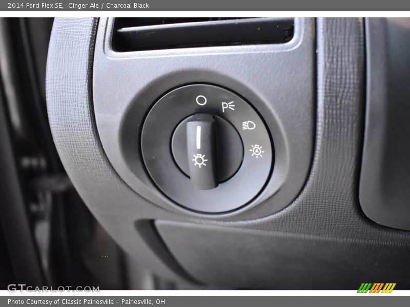 Ginger Ale / Charcoal Black 2014 Ford Flex SE