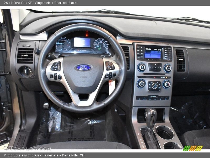 Ginger Ale / Charcoal Black 2014 Ford Flex SE