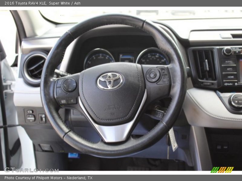 Super White / Ash 2016 Toyota RAV4 XLE