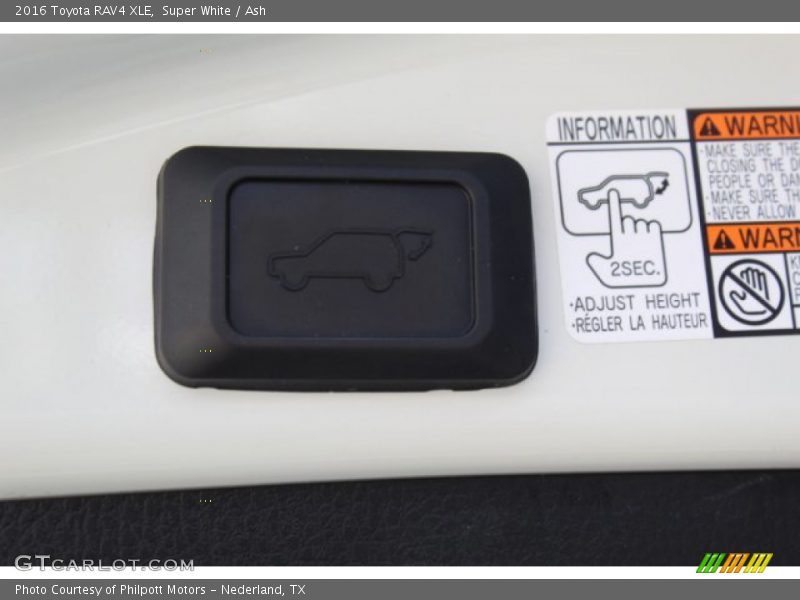 Super White / Ash 2016 Toyota RAV4 XLE