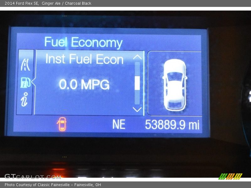 Ginger Ale / Charcoal Black 2014 Ford Flex SE