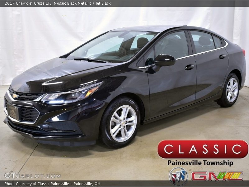 Mosaic Black Metallic / Jet Black 2017 Chevrolet Cruze LT