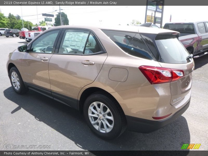Sandy Ridge Metallic / Medium Ash Gray 2019 Chevrolet Equinox LS AWD