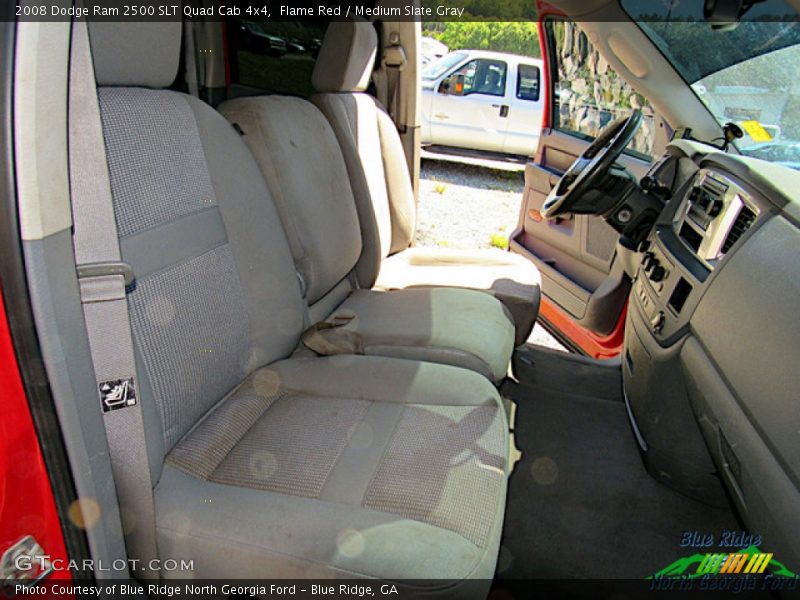 Flame Red / Medium Slate Gray 2008 Dodge Ram 2500 SLT Quad Cab 4x4