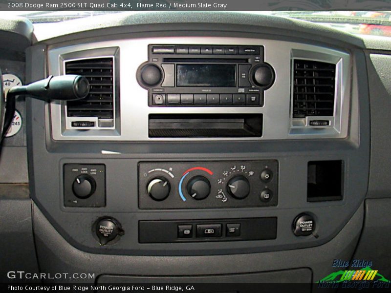 Flame Red / Medium Slate Gray 2008 Dodge Ram 2500 SLT Quad Cab 4x4