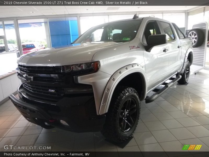Silver Ice Metallic / Jet Black 2019 Chevrolet Silverado 1500 LT Z71 Trail Boss Crew Cab 4WD