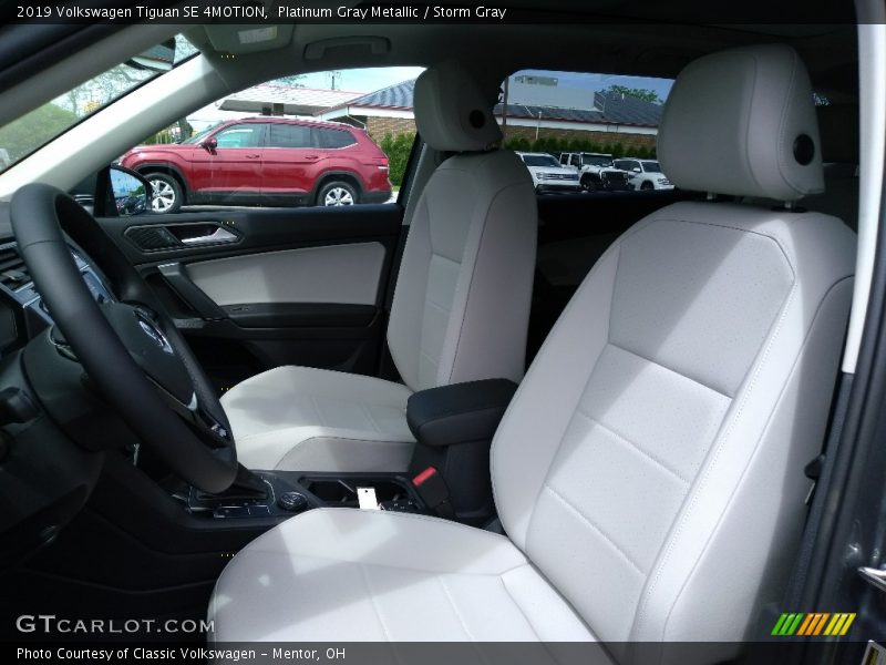 Platinum Gray Metallic / Storm Gray 2019 Volkswagen Tiguan SE 4MOTION