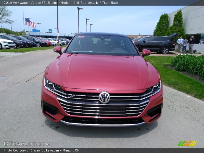 Chili Red Metallic / Titan Black 2019 Volkswagen Arteon SEL R-Line 4Motion