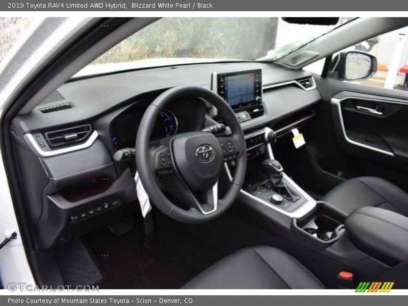  2019 RAV4 Limited AWD Hybrid Black Interior