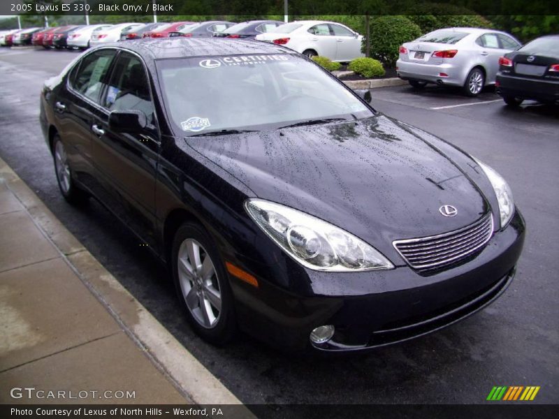 Black Onyx / Black 2005 Lexus ES 330