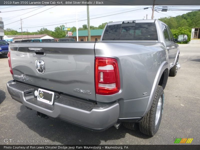 Billet Silver Metallic / Black 2019 Ram 3500 Laramie Crew Cab 4x4