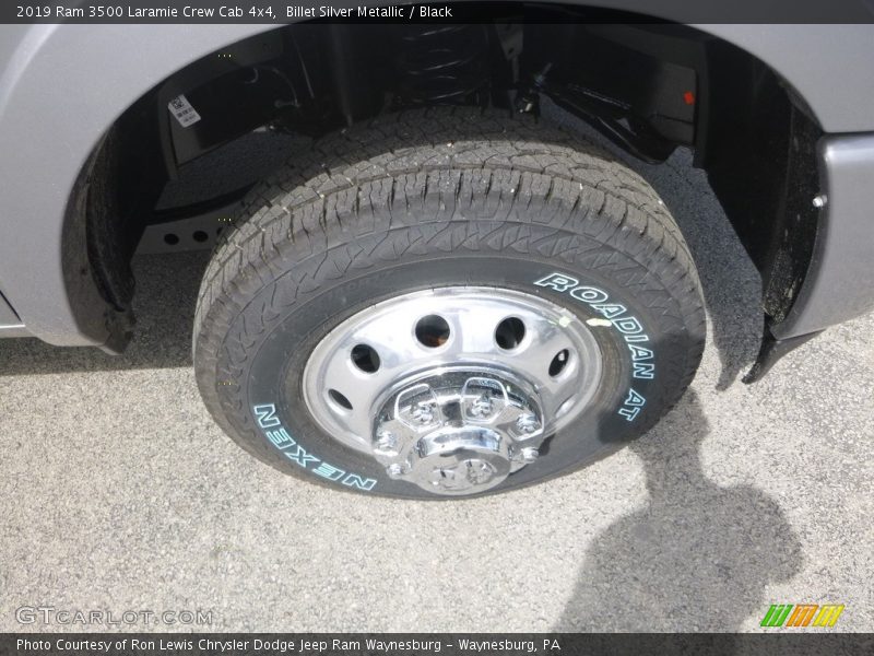 Billet Silver Metallic / Black 2019 Ram 3500 Laramie Crew Cab 4x4