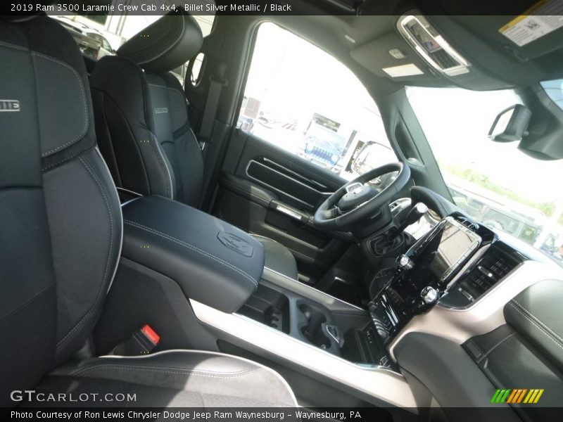 Billet Silver Metallic / Black 2019 Ram 3500 Laramie Crew Cab 4x4