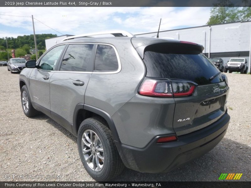 Sting-Gray / Black 2019 Jeep Cherokee Latitude Plus 4x4