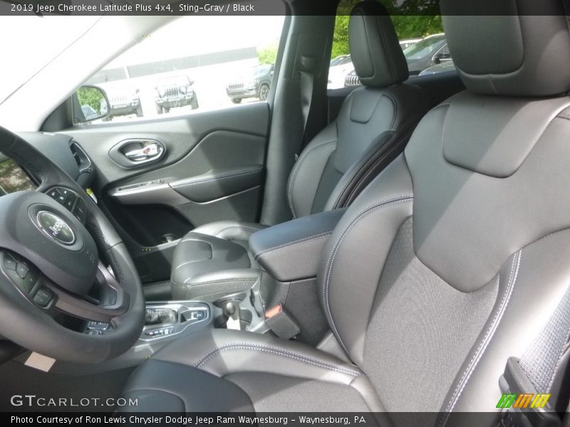 Sting-Gray / Black 2019 Jeep Cherokee Latitude Plus 4x4