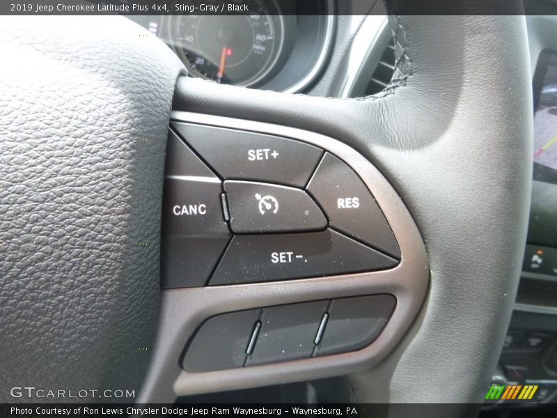 Sting-Gray / Black 2019 Jeep Cherokee Latitude Plus 4x4