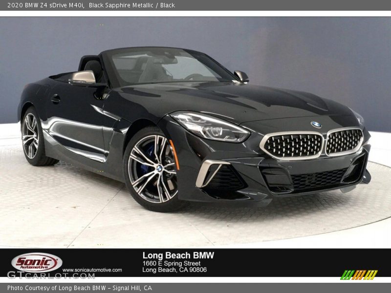 Black Sapphire Metallic / Black 2020 BMW Z4 sDrive M40i