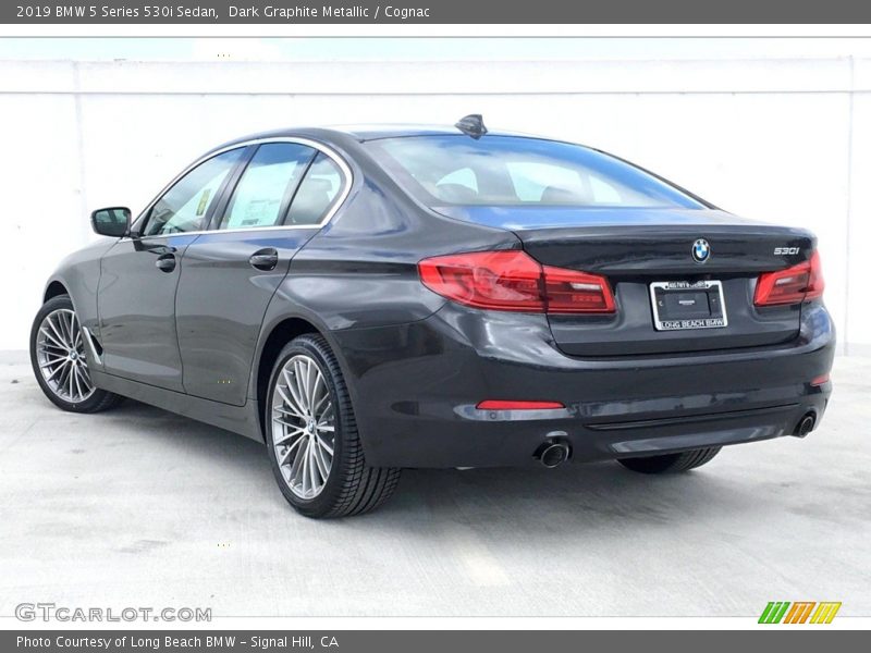 Dark Graphite Metallic / Cognac 2019 BMW 5 Series 530i Sedan