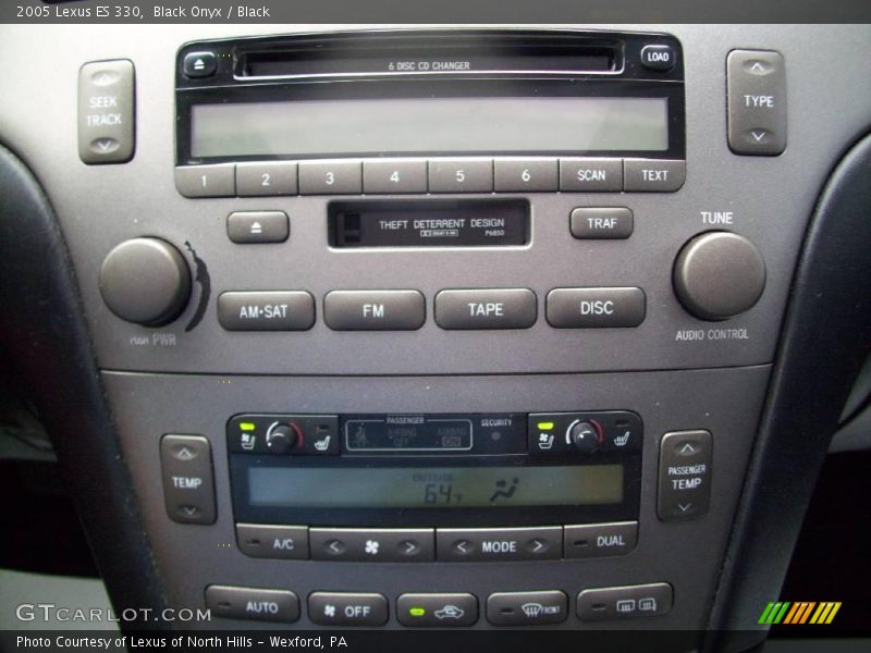 Black Onyx / Black 2005 Lexus ES 330