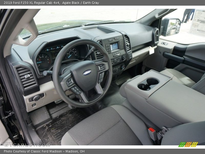 2019 F150 XL Regular Cab 4x4 Earth Gray Interior