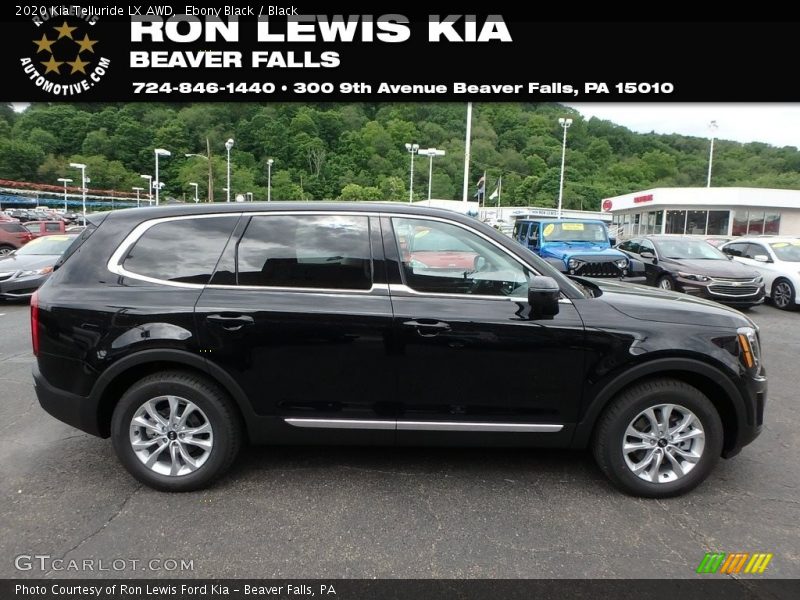 Ebony Black / Black 2020 Kia Telluride LX AWD