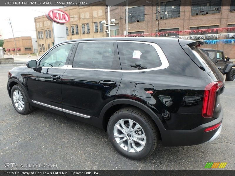 Ebony Black / Black 2020 Kia Telluride LX AWD
