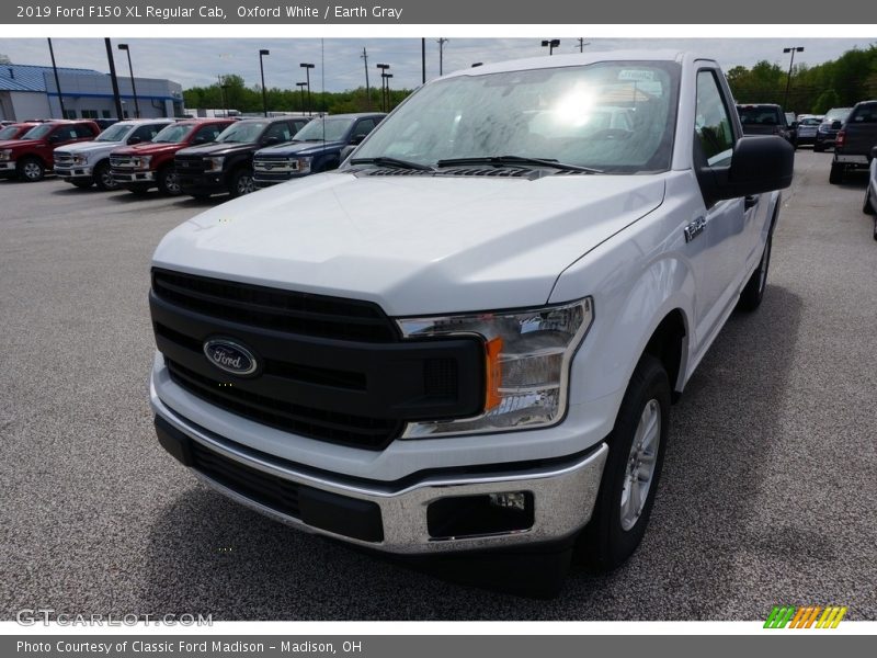 Oxford White / Earth Gray 2019 Ford F150 XL Regular Cab