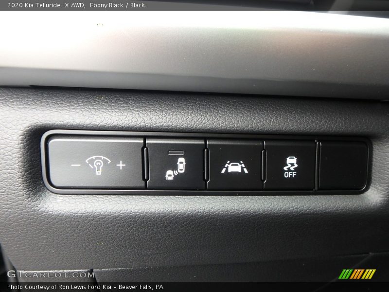 Controls of 2020 Telluride LX AWD