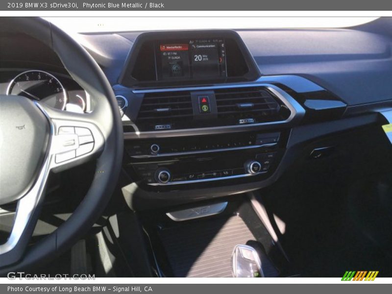Phytonic Blue Metallic / Black 2019 BMW X3 sDrive30i