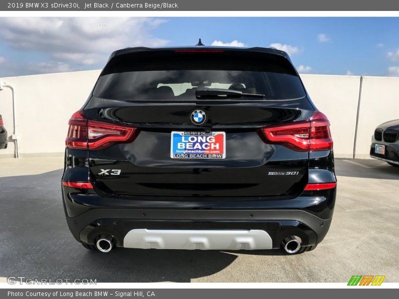 Jet Black / Canberra Beige/Black 2019 BMW X3 sDrive30i