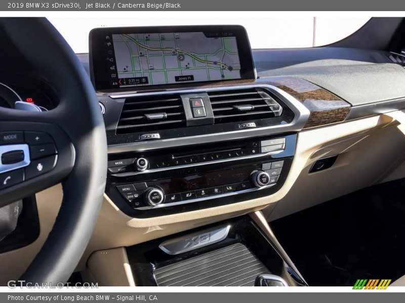 Jet Black / Canberra Beige/Black 2019 BMW X3 sDrive30i
