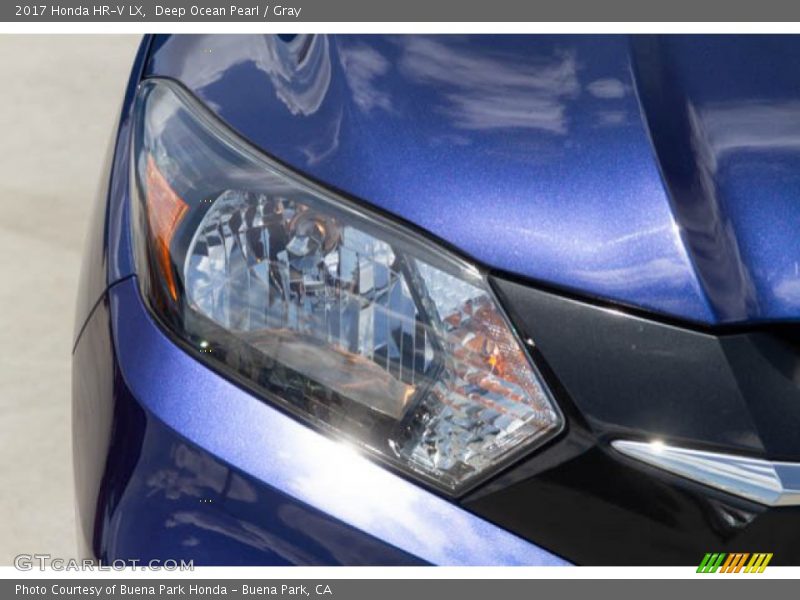 Deep Ocean Pearl / Gray 2017 Honda HR-V LX