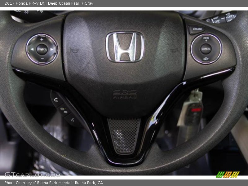 Deep Ocean Pearl / Gray 2017 Honda HR-V LX