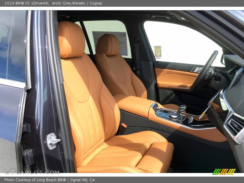 Arctic Grey Metallic / Cognac 2019 BMW X5 xDrive40i