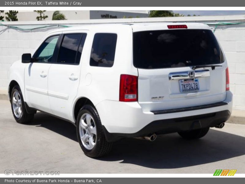 Taffeta White / Gray 2015 Honda Pilot EX