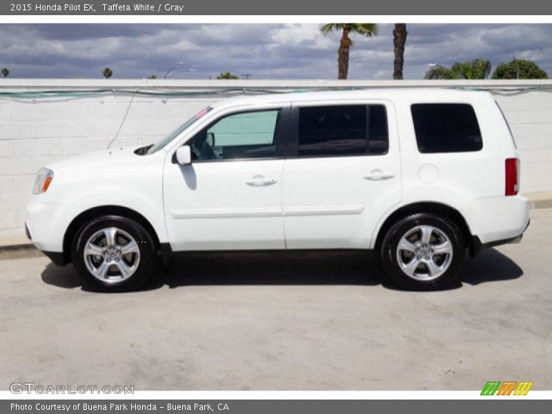 Taffeta White / Gray 2015 Honda Pilot EX