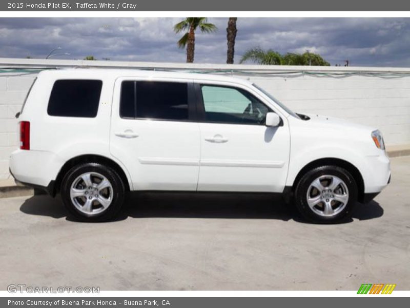 Taffeta White / Gray 2015 Honda Pilot EX