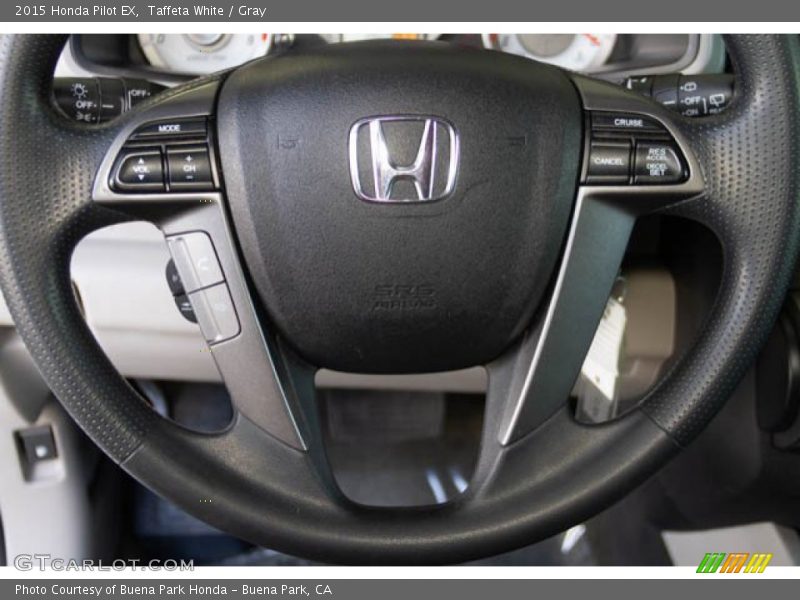 Taffeta White / Gray 2015 Honda Pilot EX