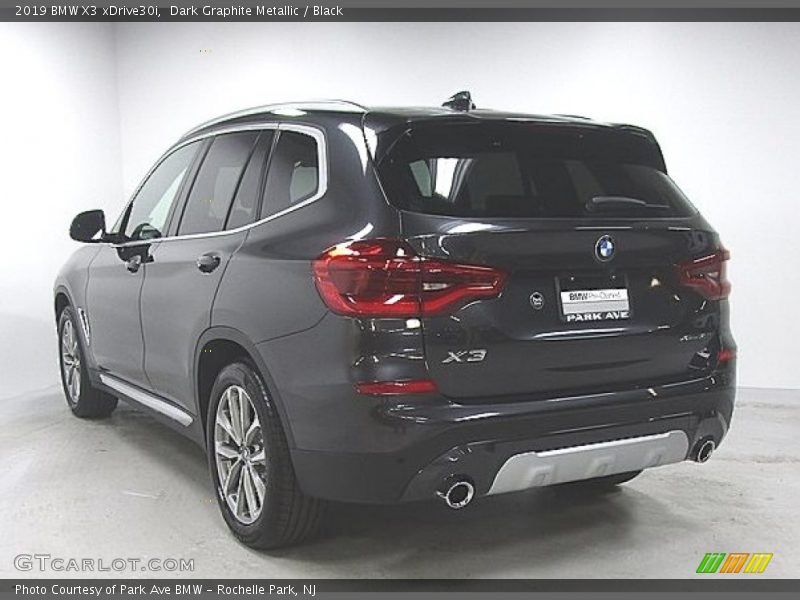 Dark Graphite Metallic / Black 2019 BMW X3 xDrive30i