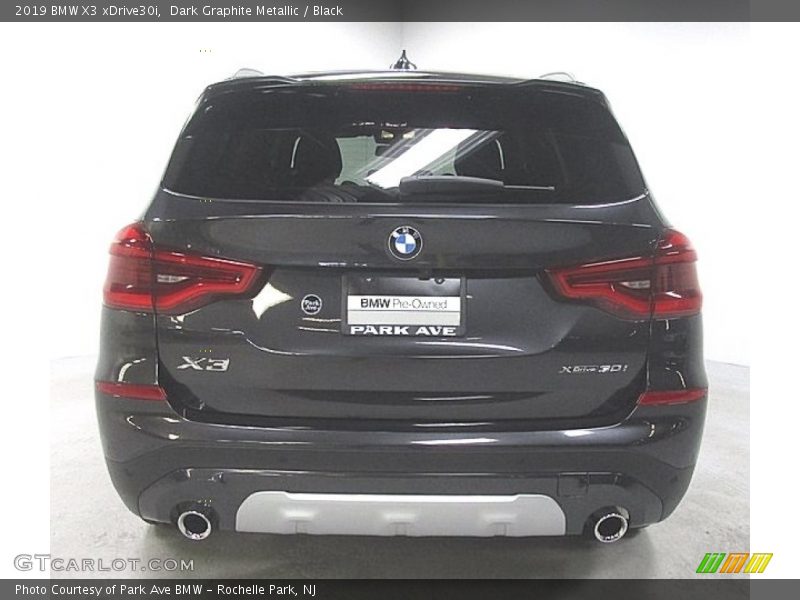 Dark Graphite Metallic / Black 2019 BMW X3 xDrive30i