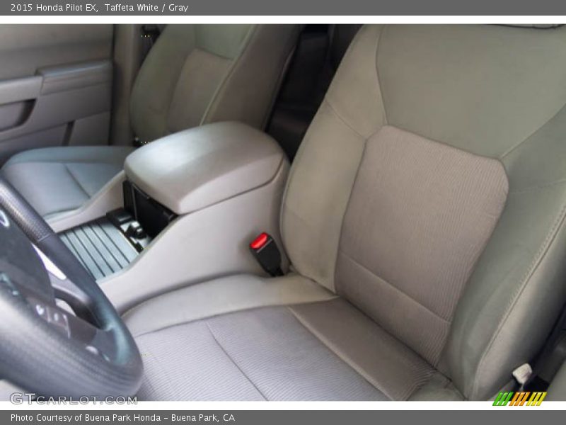Taffeta White / Gray 2015 Honda Pilot EX
