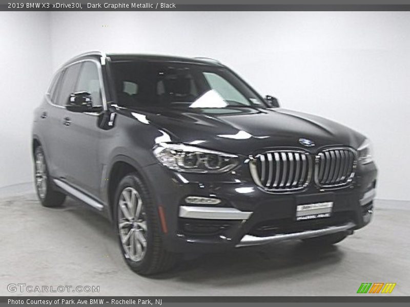 Dark Graphite Metallic / Black 2019 BMW X3 xDrive30i