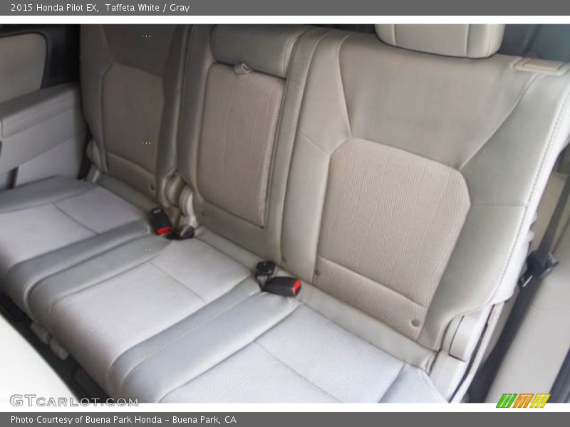 Taffeta White / Gray 2015 Honda Pilot EX